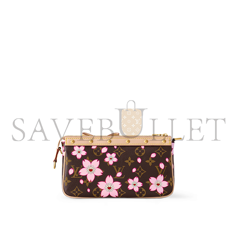 l**is V*t*n murakami lv × tm pochette accessory m13666 (22*13*4cm)